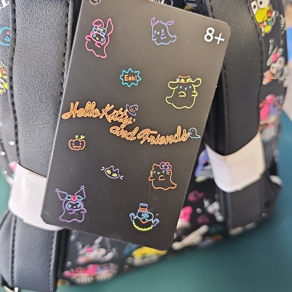 NWT Hello Kitty & Friends Halloween Loungefly Mini Backpack Bag Purse - Picture 9 of 11